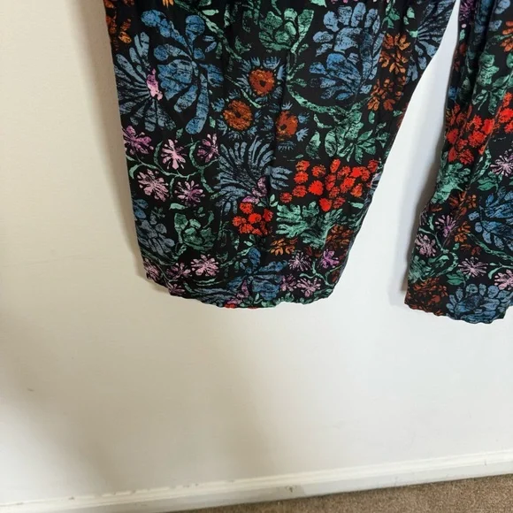 Knox Rose Jumpsuit Floral Wide Leg Cropped - Picture 5 of 11
